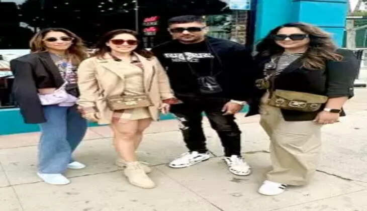 नुसरत भरूचा, हनी सिंह लॉस एंजेलिस में नए गाने की शूटिंग कर रहे