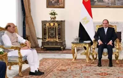 रक्षा मंत्री ने मिस्र के राष्ट्रपति से मुलाकात की, सैन्य सहयोग को मजबूत करने पर बनी सहमति