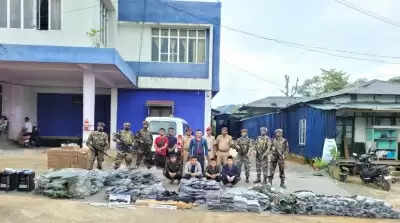 असम राइफल्स को मिजोरम-म्यांमार सीमा पर सफलता, हथियारों के साथ 7 गिरफ्तार