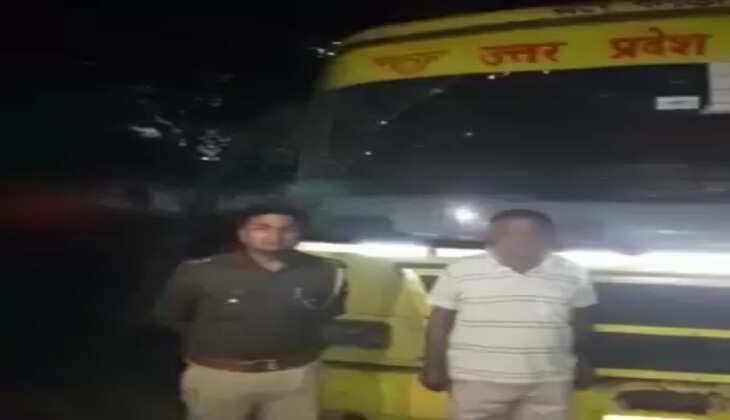 संविदा कर्मी ने सरकारी बस चुराई, बस बरामद, हुआ गिरफ्तार