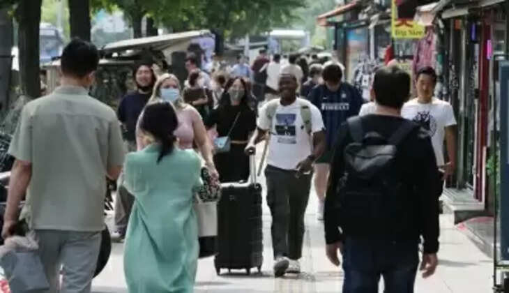 दक्षिण कोरिया में वापस लौटने वाले विदेशियों की संख्या 2 मिलियन से अधिक हो गई