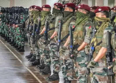 भारतीय, इंडोनेशियाई सैनिकों का संयुक्त सैन्य अभ्यास