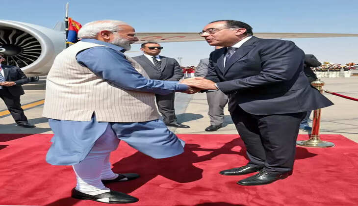 प्रधानमंत्री नरेंद्र मोदी मिस्र पहुंचे, कहा- विश्वास है रिश्ते मजबूत होंगे