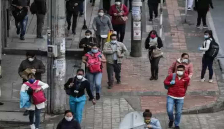 कोलंबिया की राजधानी में सोशल डिस्टेंसिंग का आग्रह