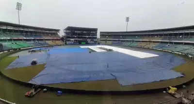 दूसरा टी20 : बारिश के कारण भारत-ऑस्ट्रेलिया के बीच होने वाले मैच की शुरूआत में हुई देरी