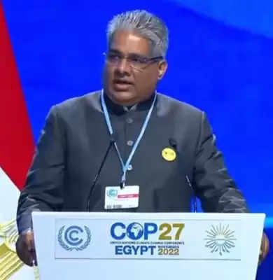 सीओपी27 में पर्यावरण मंत्री बोले, भारत शुद्ध शून्य उत्सर्जन को पूरा करने को तैयार