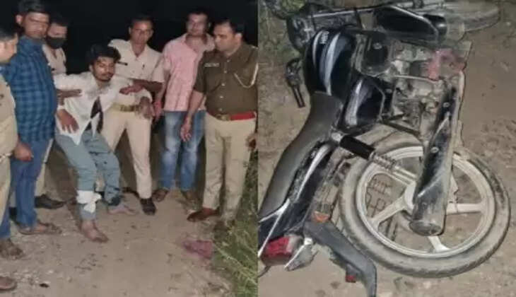 लोनी पुलिस और वांछित गोकश के बीच हुई मुठभेड़, गिरफ्तार