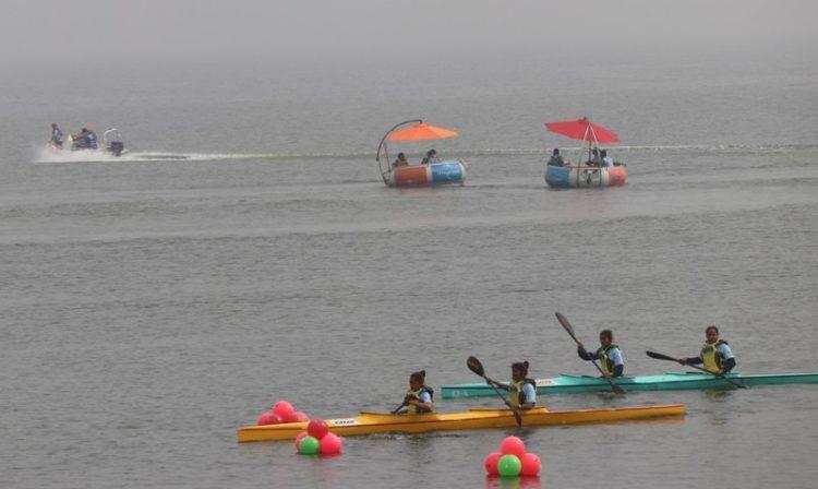 रुद्रपुर-पुलवामा शहीदों को श्रद्धांजलि के बाद सादे समारोह में शुरू हुई नेशनल जल क्रीडा प्रतियोगिताएं, इन राज्यों ने लिया भाग