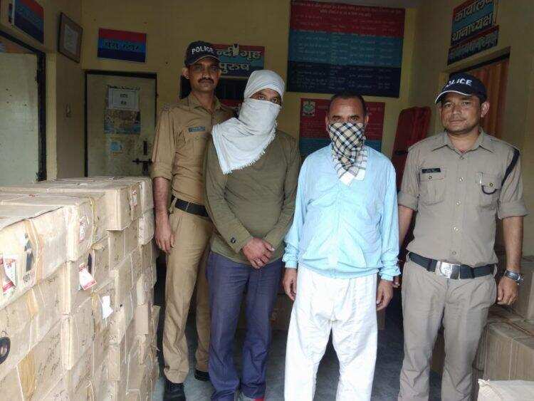 अल्मोड़ा-चुनावों के बीच अल्मोड़ा पुलिस ने पकड़ी 8 लाख की शराब, तस्करी में इस वाहन का किया गया था इस्तेमाल
