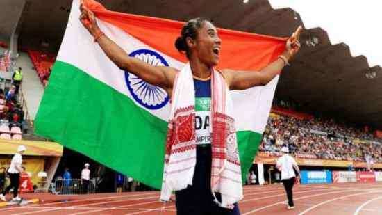 नई दिल्ली-भारत की उडऩपरी हिमा दास ने बनाई हैट्रिक, दूसरे सप्ताह में जीता तीसरा स्वर्ण पदक