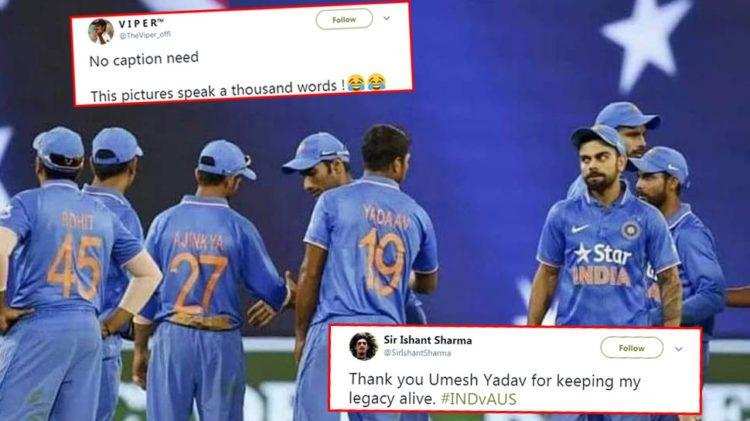विशाखापट्टनम- उमेश यादव ने बिगाड़ी भारत की जीत, सोशल मीडिया पर यूजर ने इस अंदाज में निकाली भड़ास