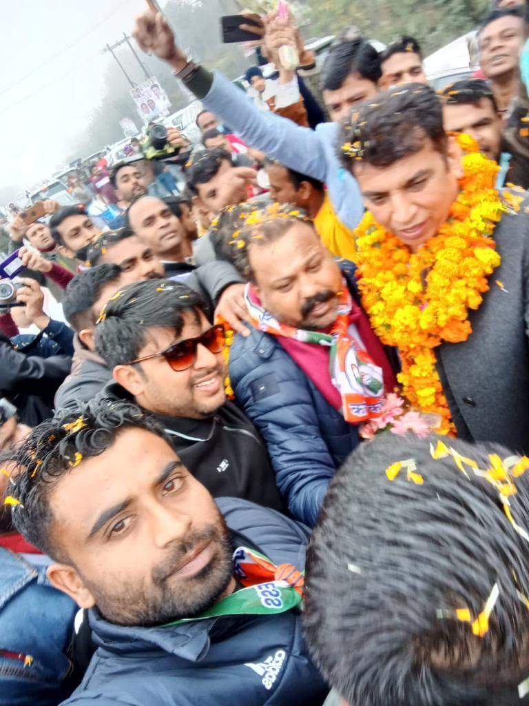 रुद्रपुर: चीमा ने इस तरह किया कांग्रेस प्रदेश प्रभारी का भव्य स्वागत