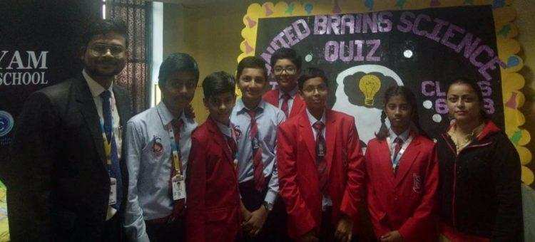 रुद्रपुर- इग्नाईटेेड  ब्रेन्स साइंस क्वीज प्रतियोगिता छात्रों ने किया प्रतिभाग, भारतीयम इंटरनेशनल के छात्रों ने मारी बाजी