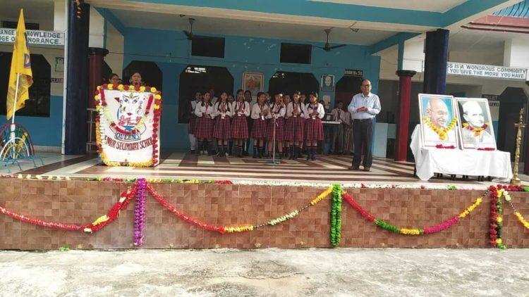 2 अक्टूबर- क्वींस विद्यालय हल्द्वानी व क्वींस विद्यालय दमुवाढूगा  में स्वच्छता के संकल्प के साथ मनाई गांधी जयंती