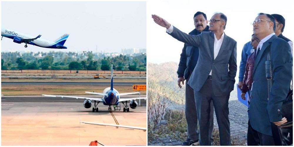 किच्छा- पंतनगर के बाद अब यहां बन सकता है एयरपोर्ट, मुख्य सचिव ने किया भूमि का निरीक्षण