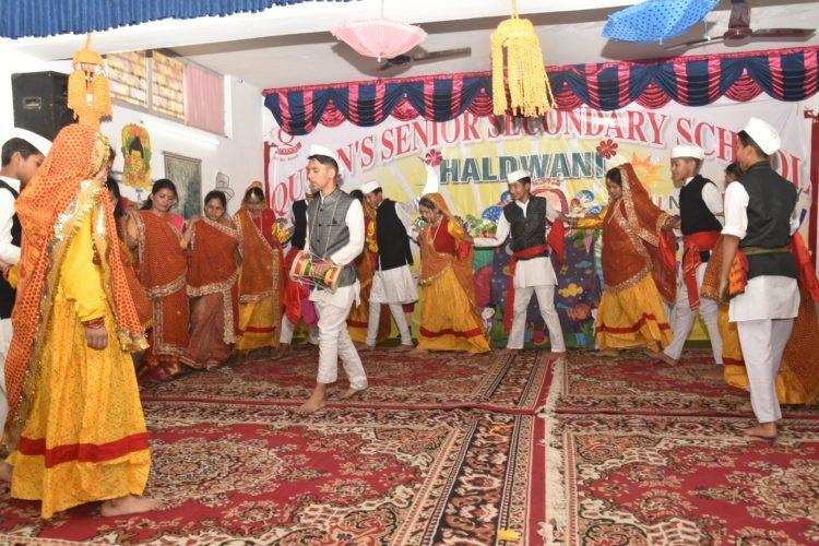 हल्द्वानी- क्वींस पब्लिक स्कूल ने पूरे किए 27 वर्ष, उत्तराखण्ड संस्कृति के साथ ऐसे मनाया स्थापना दिवस