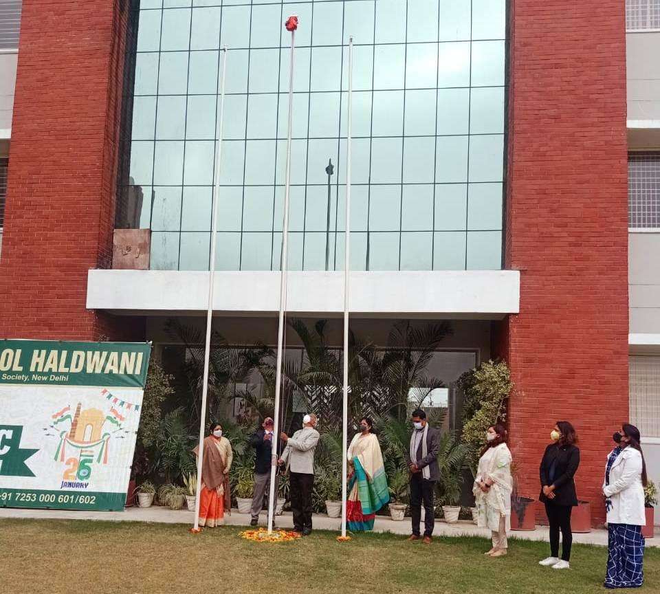 हल्द्वानी- दिल्ली पब्लिक स्कूल ने मनाया गणतंत्र दिवस , दिया से खास संदेश