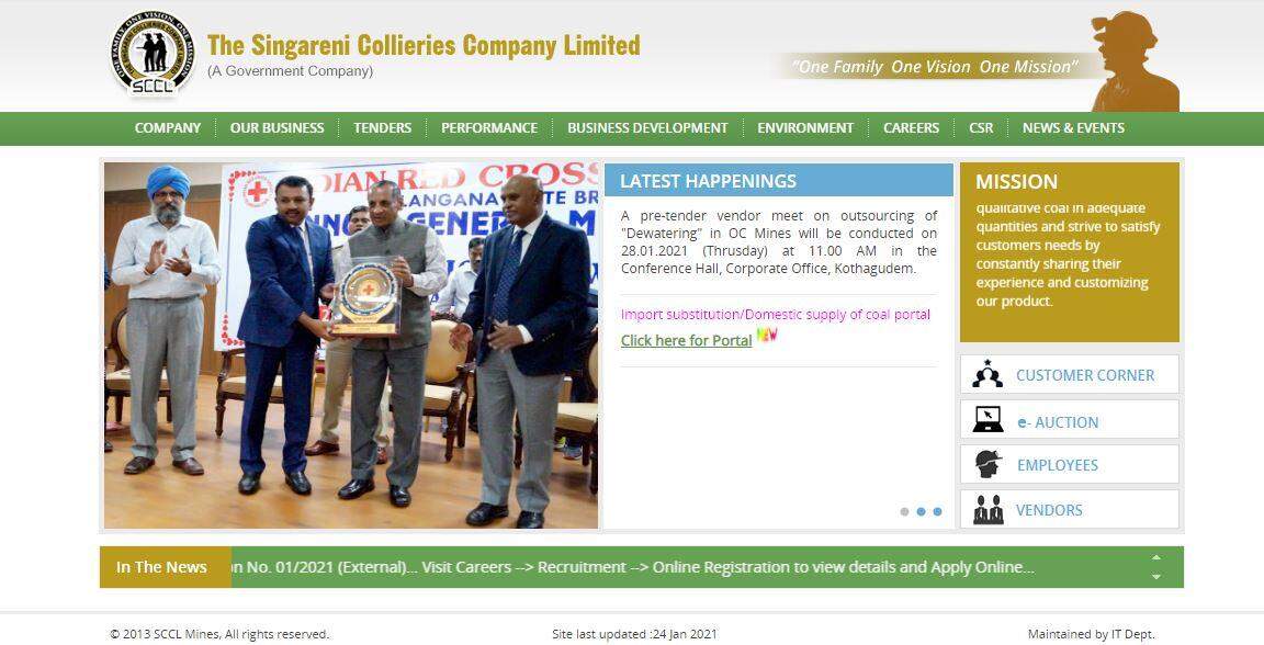 नई दिल्ली- सिंगरेनी कोलियरीज कंपनी लिमिटेड ने 372 पदों पर निकाली भर्ती, ऐसे करें आवेदन