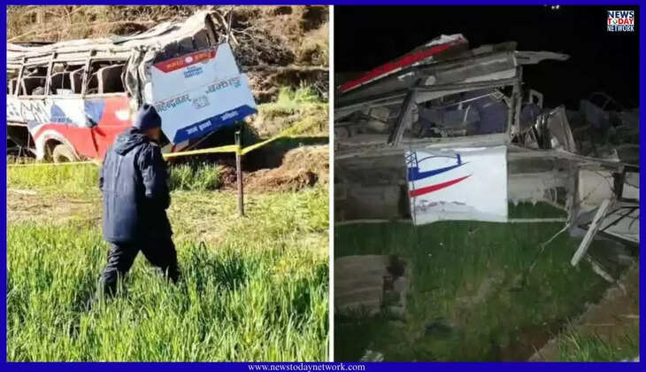 उत्तराखंड - नेपाल सीमा पर दर्दनाक हादसा, बारात की बस 150 मीटर गहरी खाई में गिरी, 13 की मौत, कई गंभीर घायल