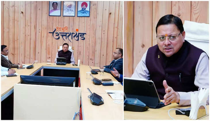 देहरादून - मुख्यमंत्री धामी ने अधिकारियों के साथ ली बैठक, होटलों में रुकने पर किराये में 10 प्रतिशत की छूट दी जाए&nbsp;