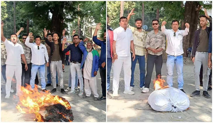 हल्द्वानी - इन मुद्दों को लेकर गरजे युथ कांग्रेसी, बुद्ध पार्क में सरकार के खिलाफ जमकर किया प्रदर्शन&nbsp;