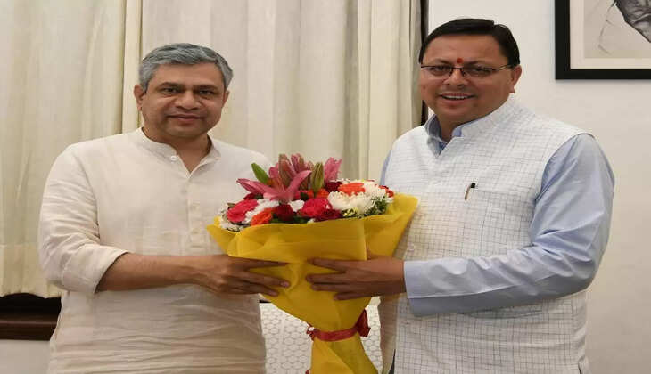 देहरादून - रेल मंत्री अश्विनी वैष्णव से मिले मुख्यमंत्री धामी, इन ट्रेनों के संचालन के लिए किया अनुरोध