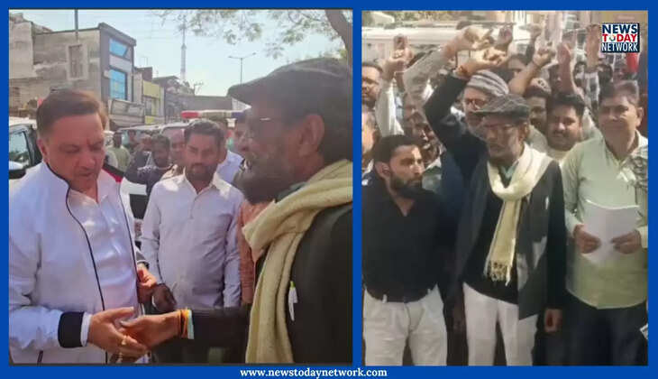 हल्द्वानी - शहर में फड़ ठेला संगठन ने प्रशासन पर लगाए उत्पीड़न के आरोप, मेयर गजराज बिष्ट खुद पहुंचे ज्ञापन लेने&nbsp;