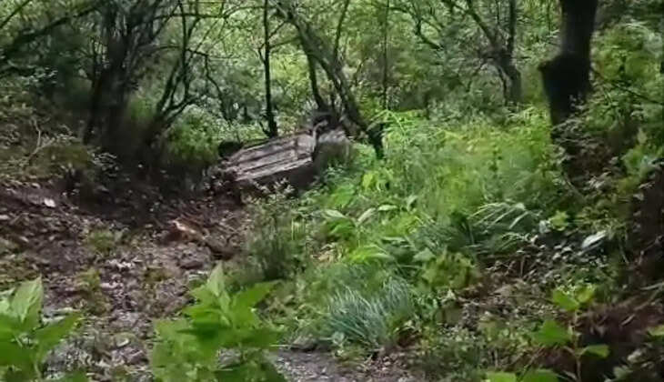 Nainital Accident - हल्द्वानी से नैनीताल की ओर जा रही कार खाई में गिरी कार, चार लोग थे सवार, मची चीख पुकार&nbsp;