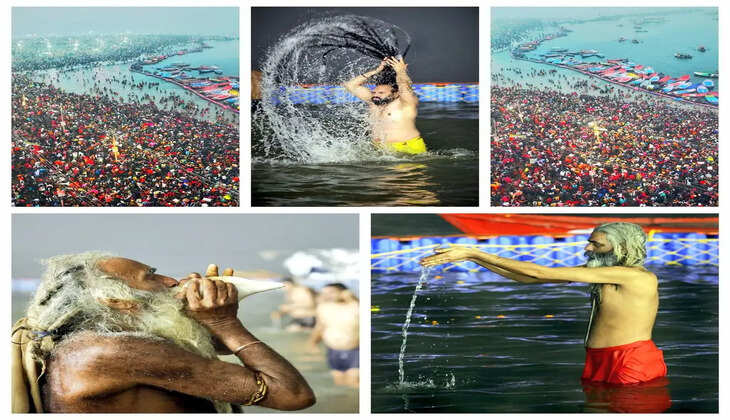 Maha Kumbh 2025 Prayagraj - त्रिवेणी संगम पर महाकुंभ का दिव्य और भव्य आगाज , लाखों श्रद्धालु बने गवाह 