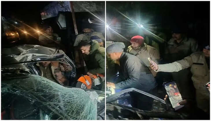 नैनीताल - यहां रात में हो गया भीषण सड़क हादसा, कार के उड़ गए परखच्चे, दो युवकों की दर्दनाक मौत 