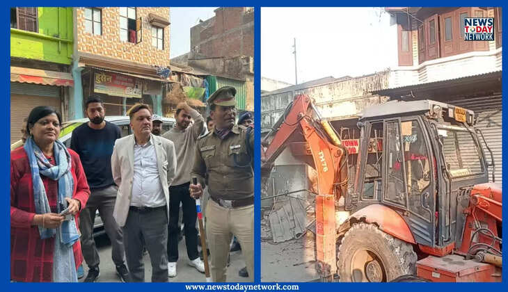 हल्द्वानी - बनभूलपुरा इलाके में मेयर गजराज ने चलवा दिया बुल्डोज़र, बोले नहीं बख्शा जायेगा कोई भी अतिक्रमण&nbsp;