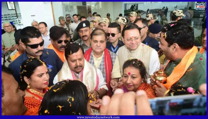 उत्तराखंड - भाजपा के राष्ट्रीय अध्यक्ष नितिन नबीन पहुंचे देहरादून, कार्यकर्ताओं में उत्साह, गर्मजोशी से हुआ स्वागत&nbsp;