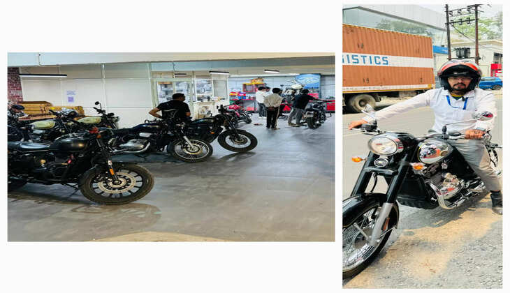 हल्द्वानी - शान की सवारी jawa yezdi का हुआ मेगा सर्विस कैंप,किसी कस्टमर्स को दिया फ्री साइलेंसर तो किसी को शौकर