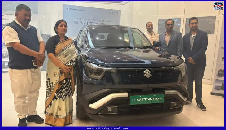 हल्द्वानी - नैनीताल मोटर्स में Maruti Suzuki की पहली इलेक्ट्रिक SUV &lsquo;ई-विटारा&rsquo; लॉन्च, जानिए कीमत और फीचर्स&nbsp;