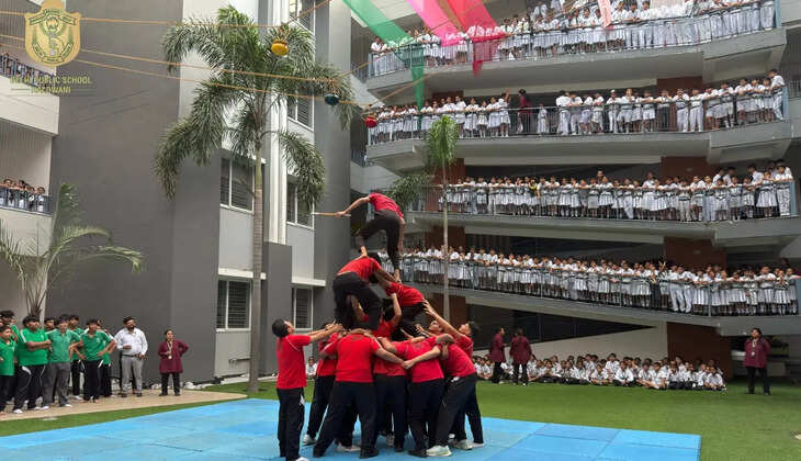 हल्द्वानी - DPS स्कूल में गरबा और दही हांडी प्रतियोगिता आयोजित, भारतीय संस्कृति और परंपराओं की दिखी सुंदर झलक&nbsp;