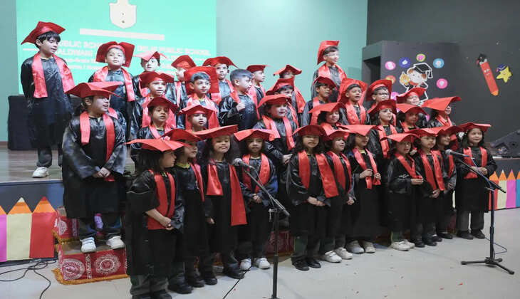 "हल्द्वानी - नन्हे कदमों की बड़ी उड़ान, डीपीएस में दीक्षांत समारोह का भव्य समापन"