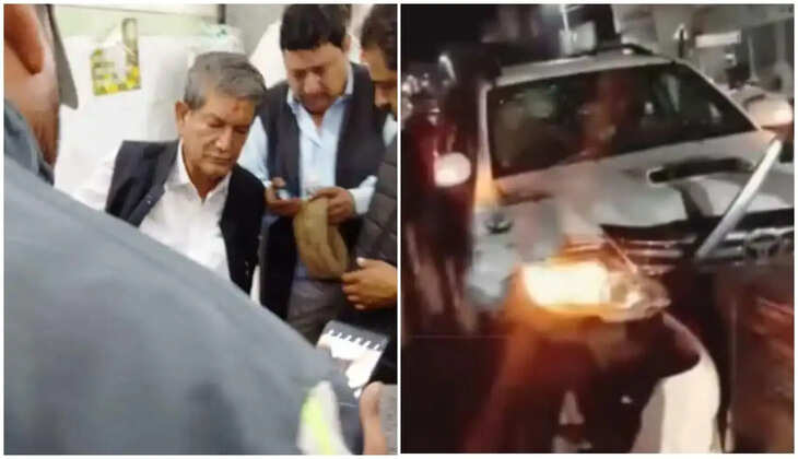 Harish Rawat Car Accident - पूर्व मुख्यमंत्री हरीश रावत की गाड़ी का हुआ एक्सीडेंट, बाल - बाल बचे तीन लोग 