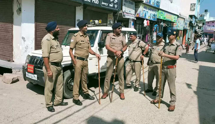 Uttarakhand News - शोभायात्रा&nbsp;निकाले जाने पर यहाँ बवाल&nbsp;लगी धारा 144, भारी पुलिस बल तैनात&nbsp;haridwar balmiki sobhayatra 