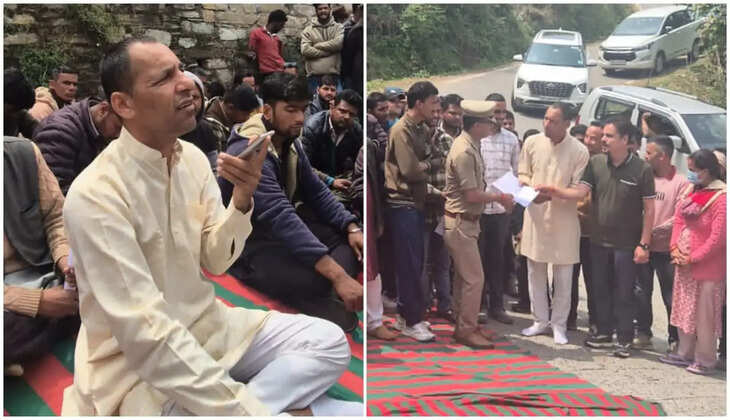 नैनीताल- रामगढ़ में यहाँ कासा ड्रीम होटल के खिलाफ धरना प्रदर्शन, जानिये हरीश पनेरू ने मौके पर क्यों बुलाये SO 