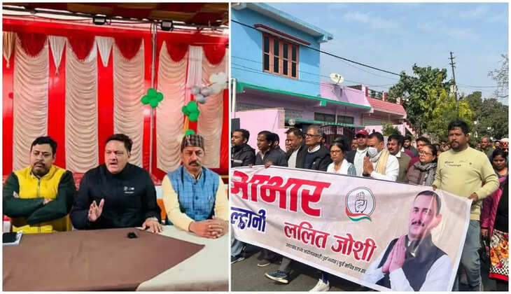 हल्द्वानी - ललित जोशी ने शहर में मौन पदयात्रा निकालकर जनता का जताया आभार, मीडिया से रूबरू हुए मेयर गजराज