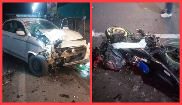 Gairsain bike car accident