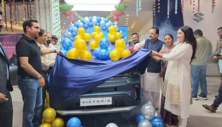 हल्द्वानी - नैनीताल मोटर्स में मारुति सुजुकी Victoris की भव्य लॉन्चिंग, MP अजय भट्ट ने काटा रिबन, जानिये गाड़ी के फ़ीचर 