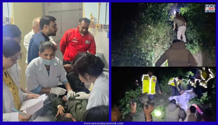 नैनीताल - ज्योलिकोट में भीषण सड़क हादसा, नैनीताल से लौट रहे पर्यटकों की खाई में गिरने से दो की मौत, 15 घायल