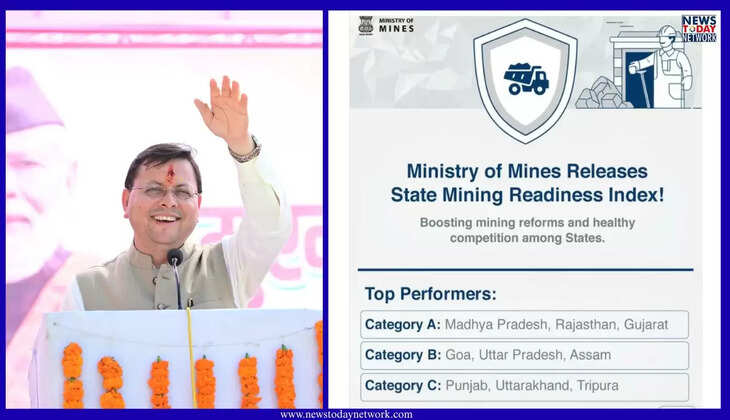देहरादून - खनन सुधारों में उत्तराखंड अग्रणी, केंद्रीय खनन मंत्रालय देगा 100 करोड़ का इंसेंटिव, धामी सरकार की हो रही है वाहवाही 
