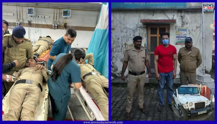 उत्तराखंड - चेकिंग ड्यूटी में तैनात पुलिसकर्मियों पर युवक ने चढ़ाई थार, अस्पताल में हुए भर्ती, कार चालक गिरफ्तार 