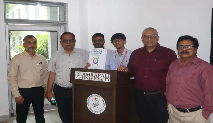 हल्द्वानी - आम्रपाली विश्वविद्यालय के विद्यार्थियों द्वारा विकसित चार सॉफ्टवेयर उत्पादों का भव्य लॉन्च