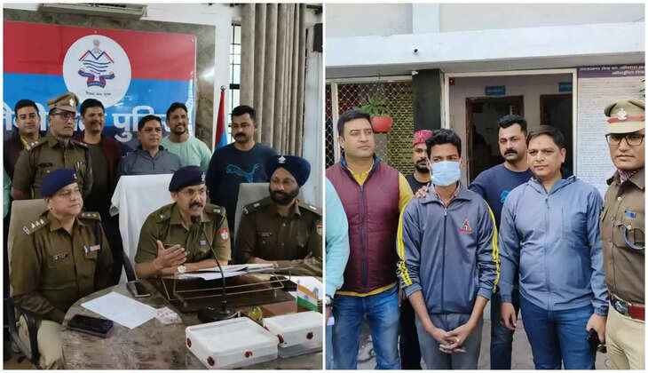 हल्द्वानी - सर्राफा कारोबारी पर&nbsp;फायरिंग करने और रंगदारी मांगने वाले मुख्य ईनामी को यहाँ से किया गिरफ्तार Arrested Manoj Adhikari HAldwani 