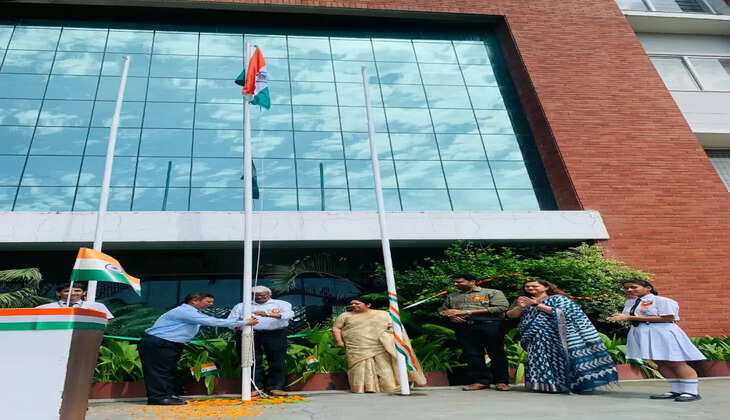 "हल्द्वानी- 78वां स्वतंत्रता दिवस दिल्ली पब्लिक स्कूल हल्द्वानी में धूमधाम से मनाया गया, सांस्कृतिक प्रस्तुतियां सराहीं गईं"