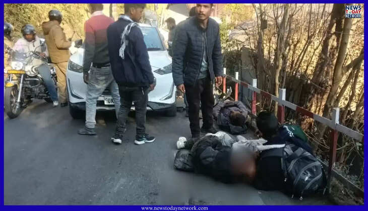 नैनीताल - तेज रफ्तार कार ने यहां तीन लोगों को रौंदा, गाड़ी छोड़कर चालक हुआ फरार, एक की हालत गंभीर