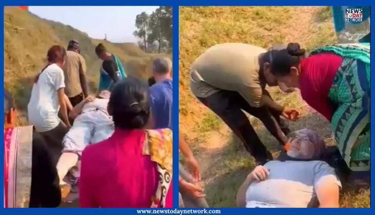 Kumaon News - पहाड़ में घूमने आये विदेशी टूरिस्ट के साथ हो गया हादसा, घास काटकर लौट रही महिलाएं बनीं देवदूत&nbsp;